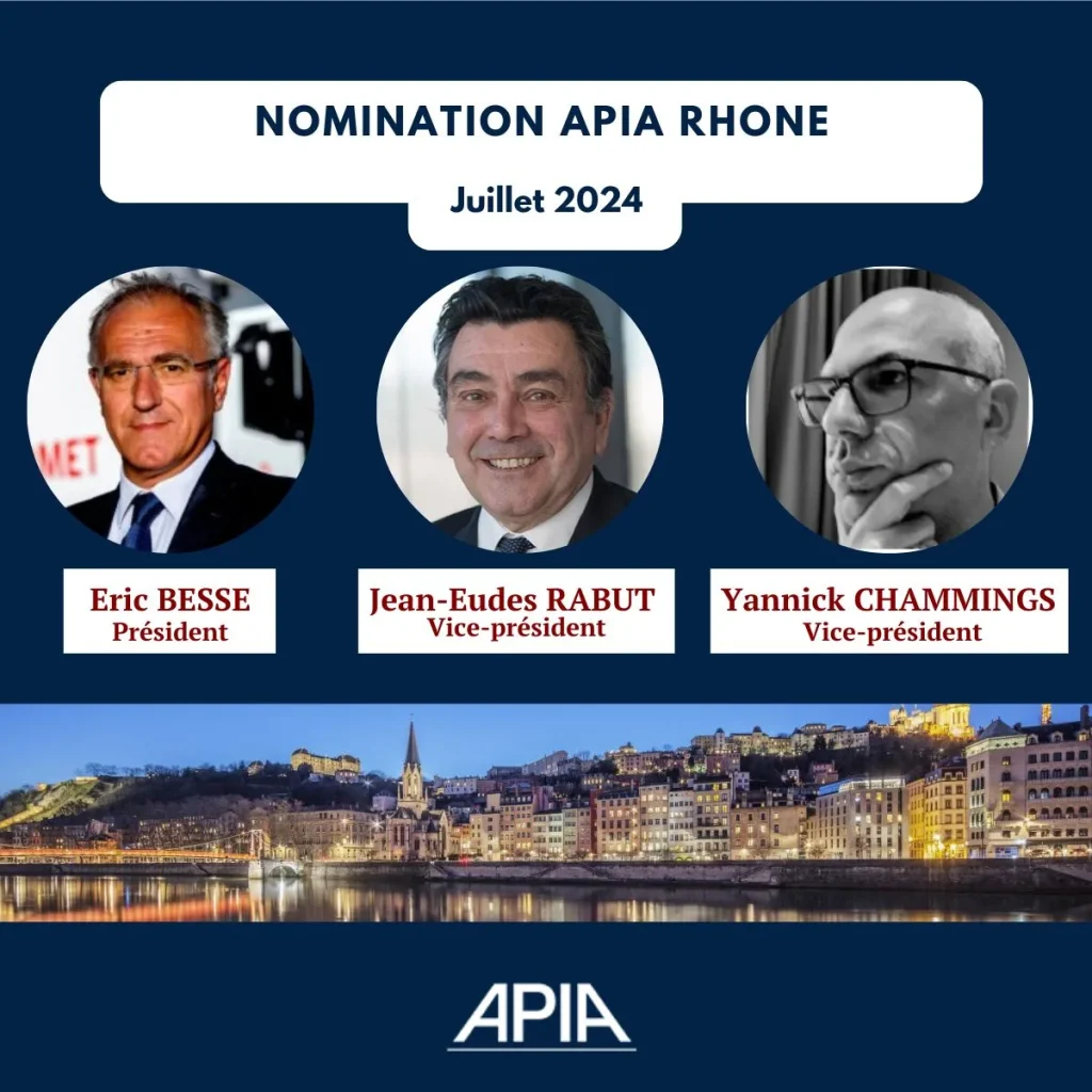 Nomination – Une nouvelle présidence pour APIA Rhône