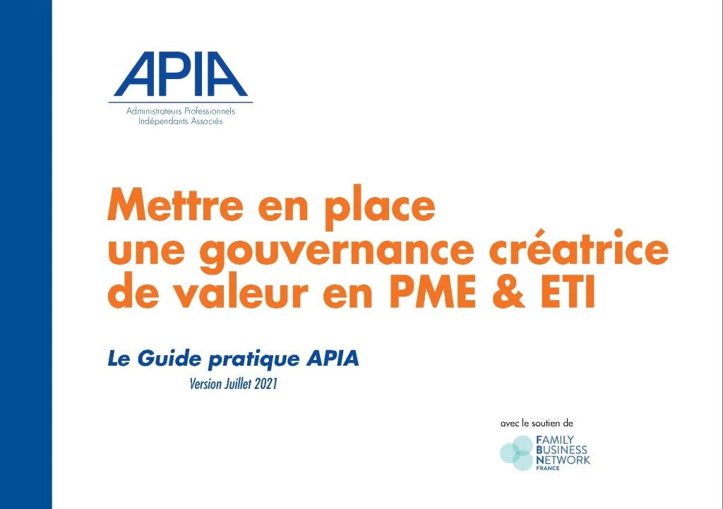 Gouvernance créatrice de valeur en PME & ETI