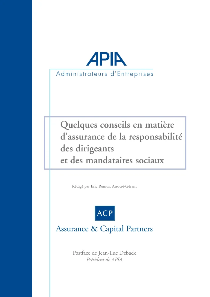 Assurance responsabilité des dirigeants et mandataires sociaux : le guide à télécharger