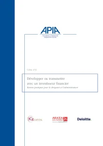 Développer ou transmettre avec un investisseur financier : le guide à télécharger