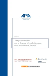 Sanctions en liquidation judiciaire : le guide à télécharger (dirigeants & administrateurs)