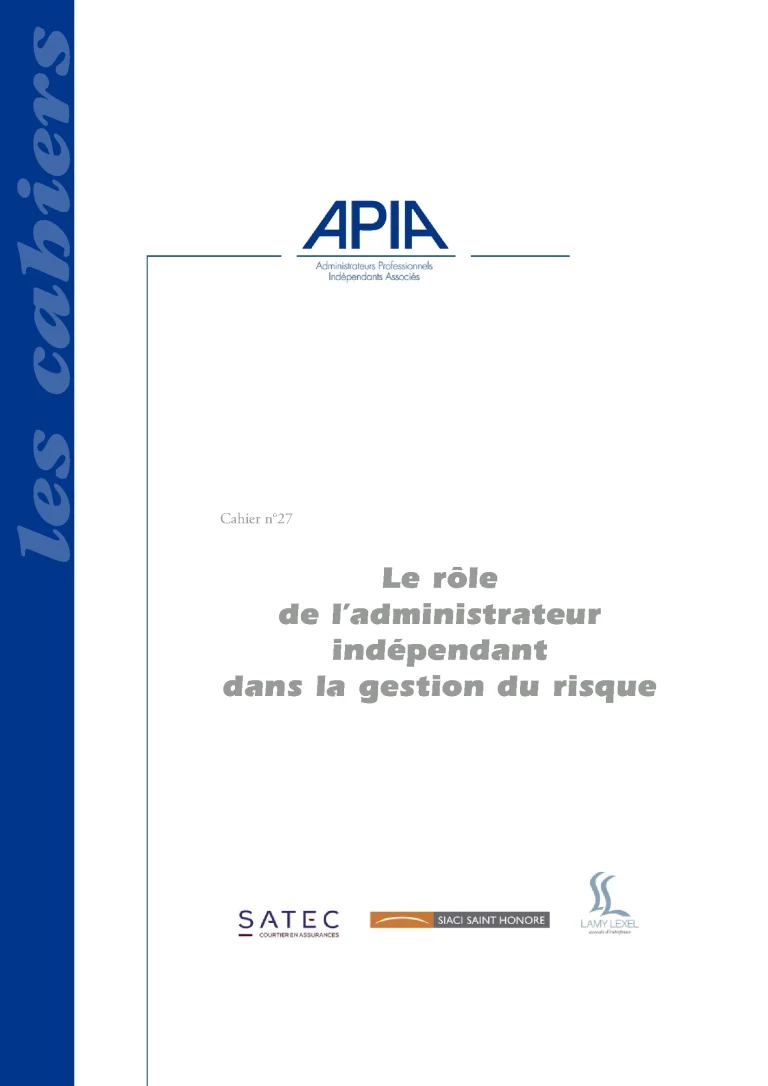 Administrateur indépendant & gestion des risques : le guide à télécharger
